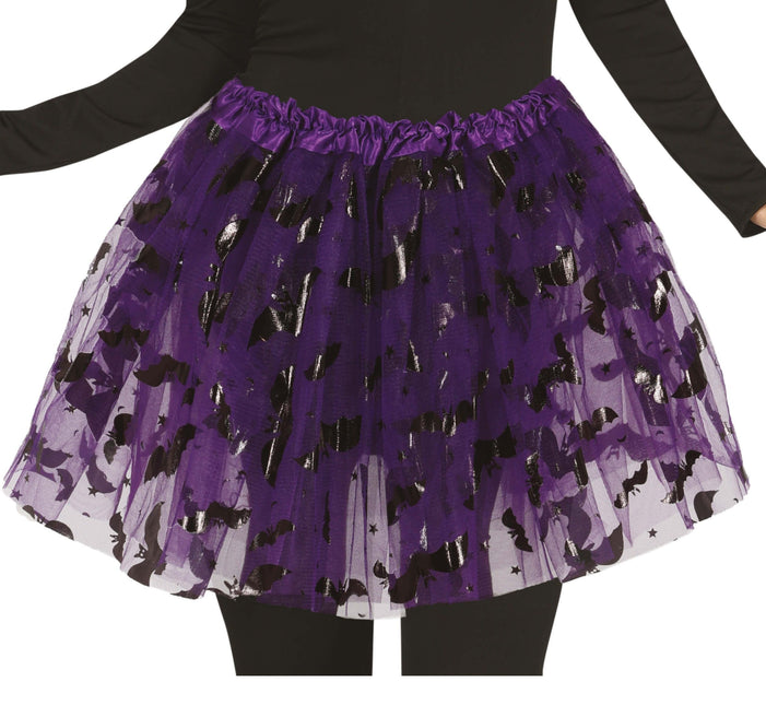 Tutu d'Halloween violet 40cm