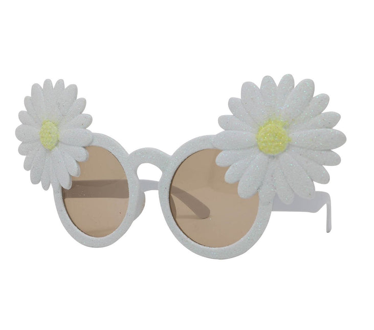 Verres marguerites blanc