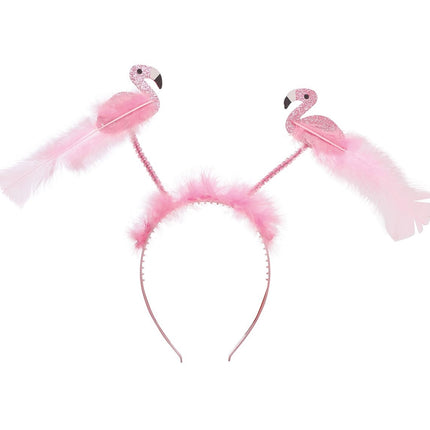 Bandeau Plumes et Flamants