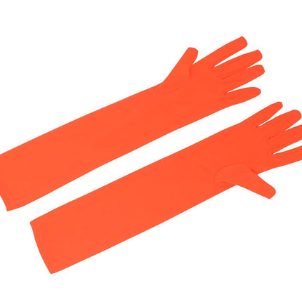 Gants orange fluo 45cm