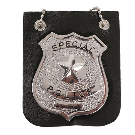 Chaîne de badge de police 8cm