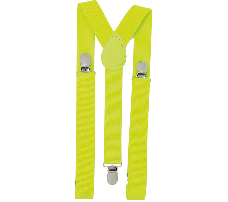 Appareil dentaire jaune fluo