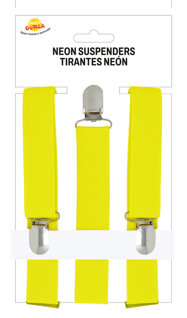 Appareil dentaire jaune fluo