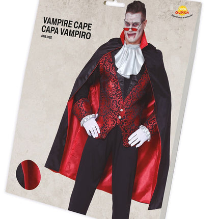 Cape d'Halloween doublure rouge 1.15m