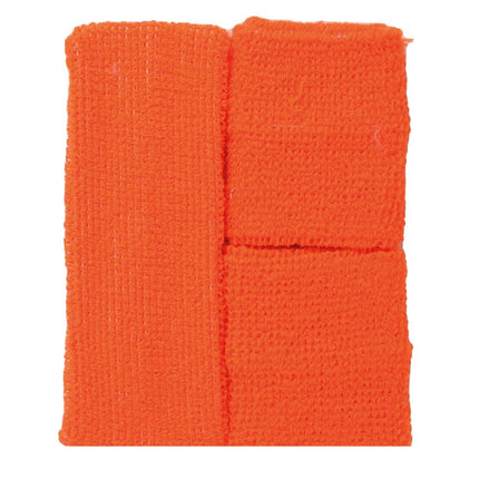 Sweatbands Orange Set 3 pièces