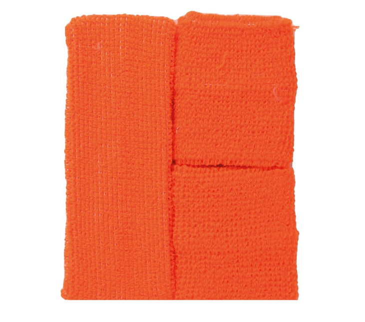 Sweatbands Orange Set 3 pièces