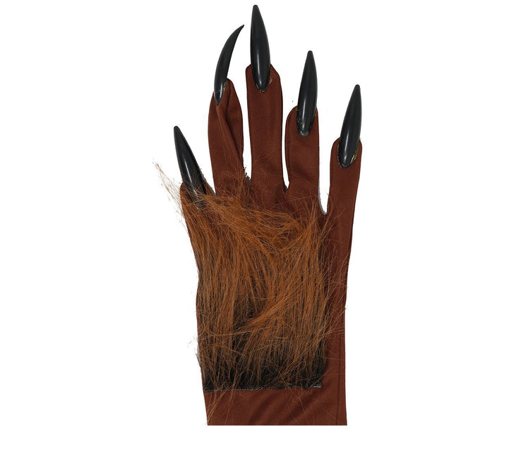 Gants d'Halloween Griffes de loup-garou