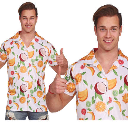 Chemise Hawaii Fruits