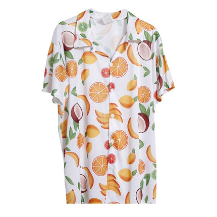 Chemise Hawaii Fruits