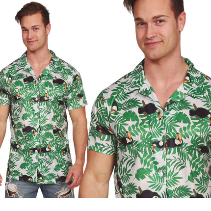 Chemise Hawaii Palmiers