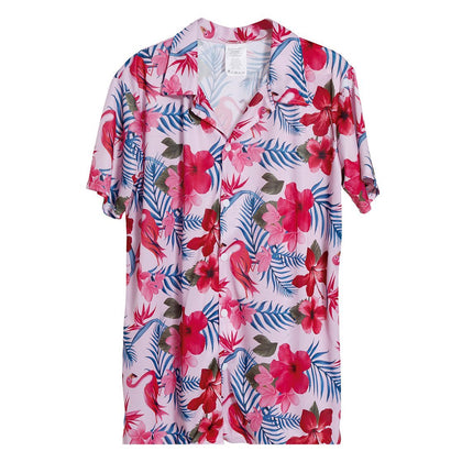 Chemise Hawaii Flamingo