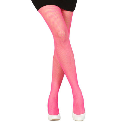 Collants rose fluo