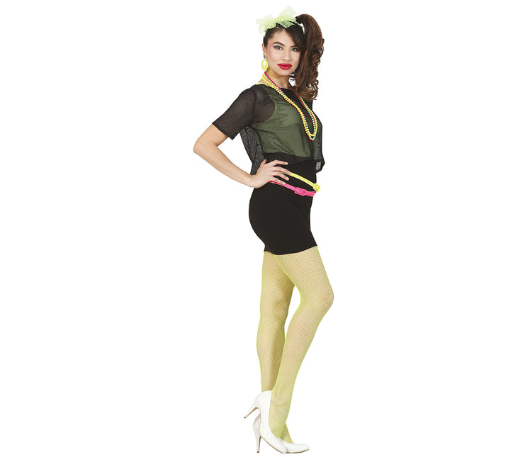 Collants jaune fluo