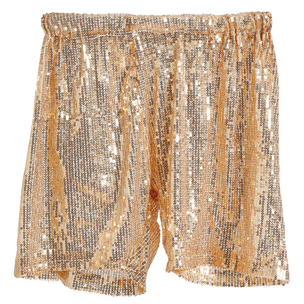 Pantalon à paillettes d'or L