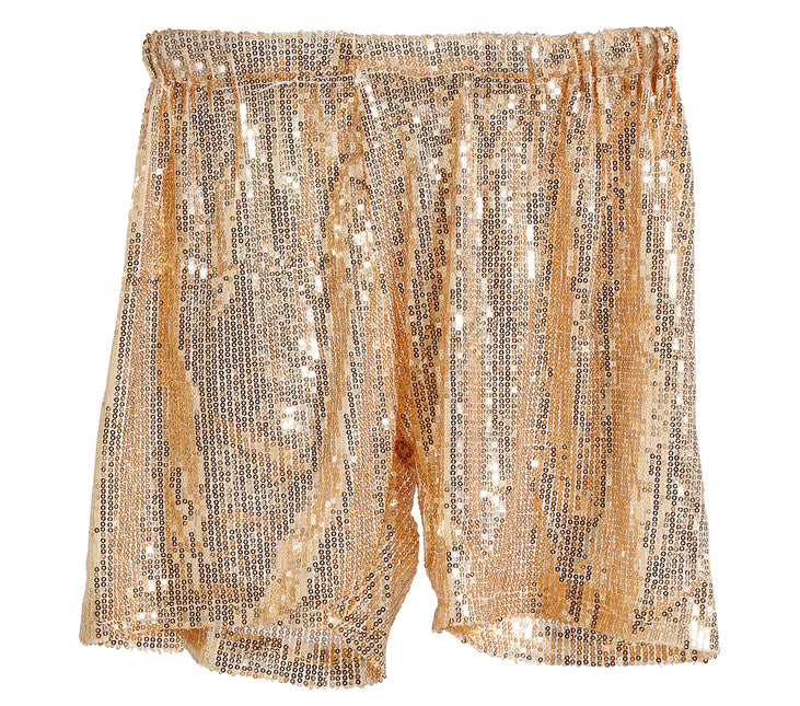 Pantalon à paillettes d'or L