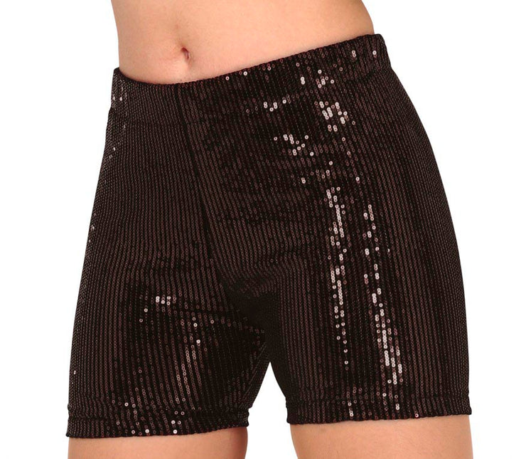 Pantalon noir à paillettes L