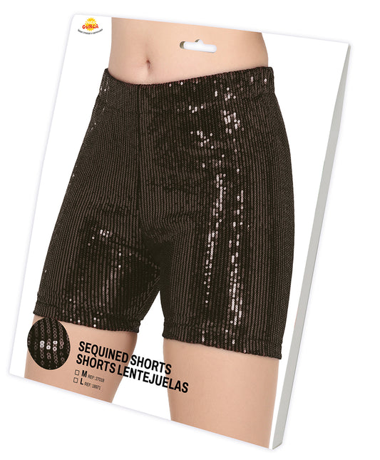 Pantalon noir à paillettes L