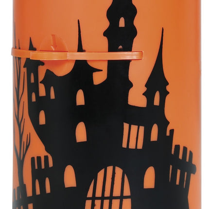 Halloween Projecteur Led Bougie Orange 16cm