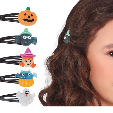 Pince à cheveux d'Halloween 5pcs