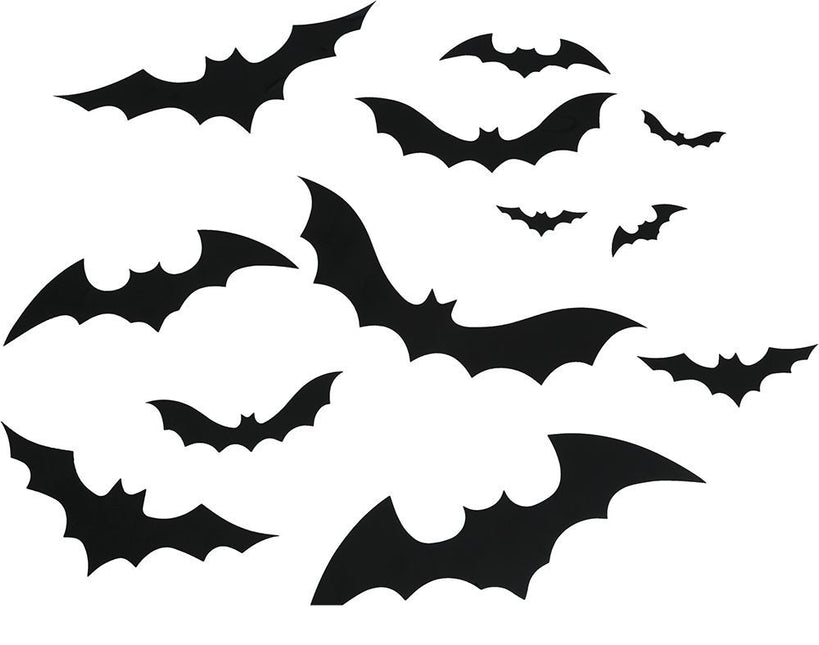 Fausse chauve-souris d'Halloween 12pcs