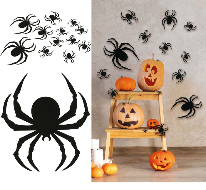 Fausse araignée d'Halloween 12pcs