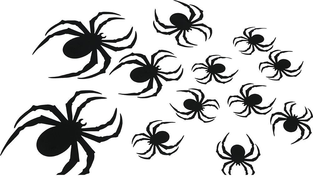 Fausse araignée d'Halloween 12pcs