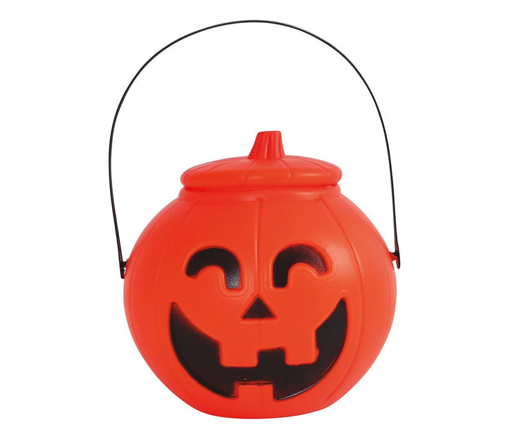 Citrouille d'Halloween avec couvercle 17cm