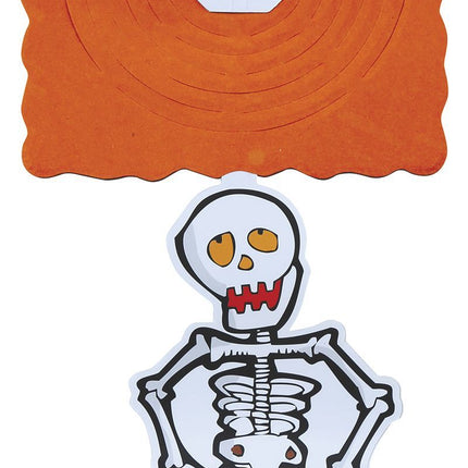 Guirlande d'Halloween Pendentifs squelettes 2m