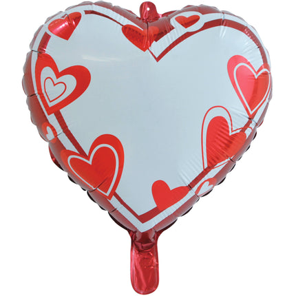 Ballon de baudruche en forme de coeur à écrire 45cm