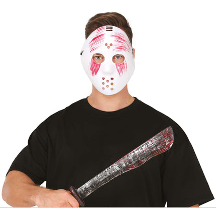 Ensemble de costumes d'Halloween Masque avec machette