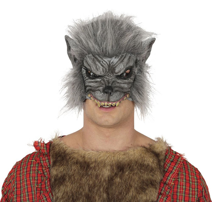 Masque d'Halloween Loup-garou gris