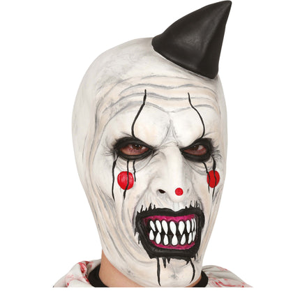 Masque d'Halloween Clown Blanc