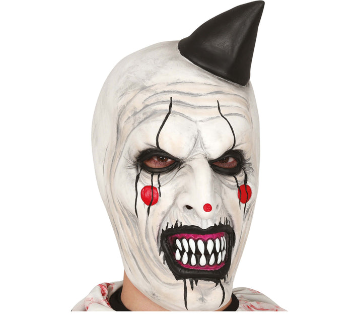 Masque d'Halloween Clown Blanc