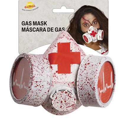 Masque à gaz sanglant pour Halloween