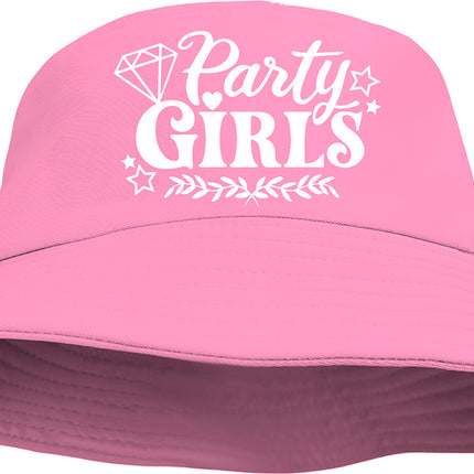 Chapeau de fête rose pour filles, adultes