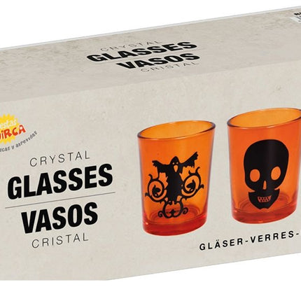 Verres à cocktail d'Halloween 5cm 3pcs