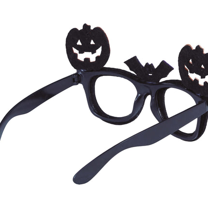 Lunettes d'Halloween Citrouille Paillettes