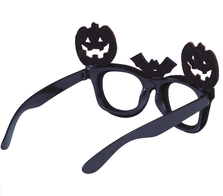 Lunettes d'Halloween Citrouille Paillettes