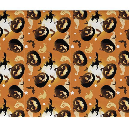 Nappe d'Halloween Citrouille 2.74m