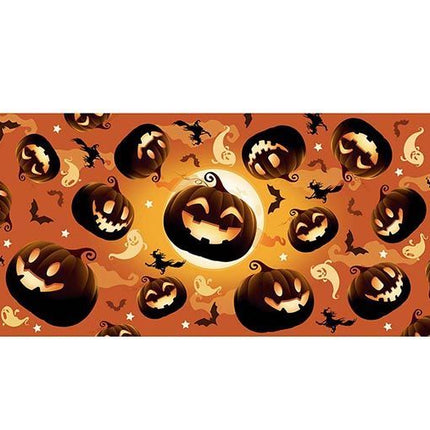 Nappe d'Halloween Citrouille 2.74m