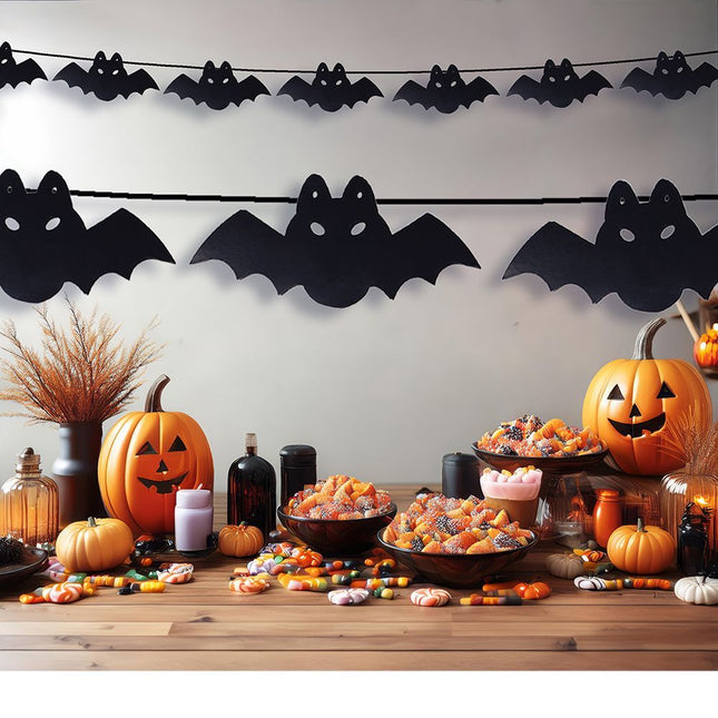 Guirlande Halloween Chauve-souris 3m