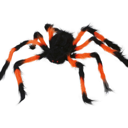 Fausse araignée noire orange 75cm