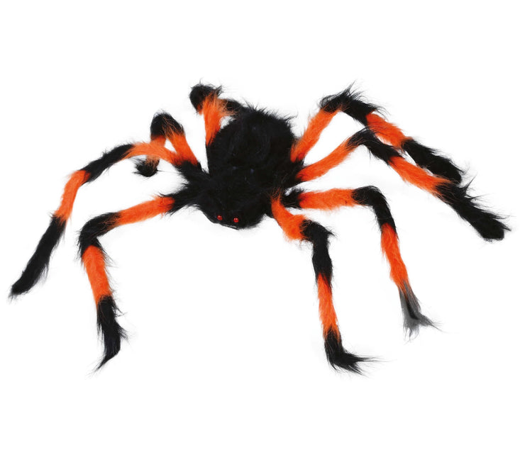 Fausse araignée noire orange 75cm