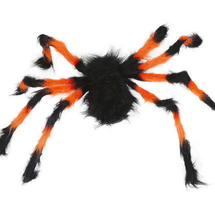 Fausse araignée noire orange 75cm