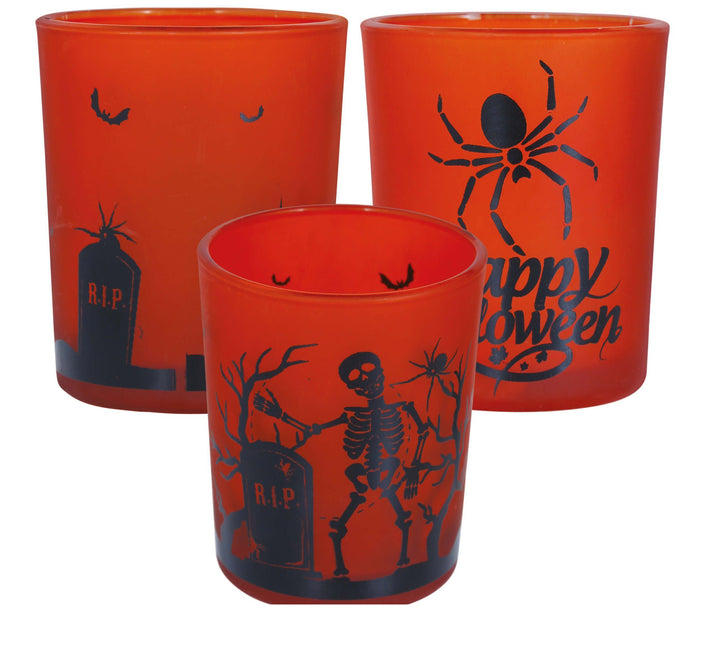 Coupes d'Halloween orange Joyeux Halloween