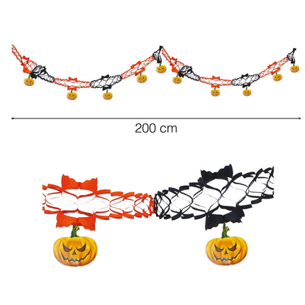 Guirlande Halloween Citrouilles 2m