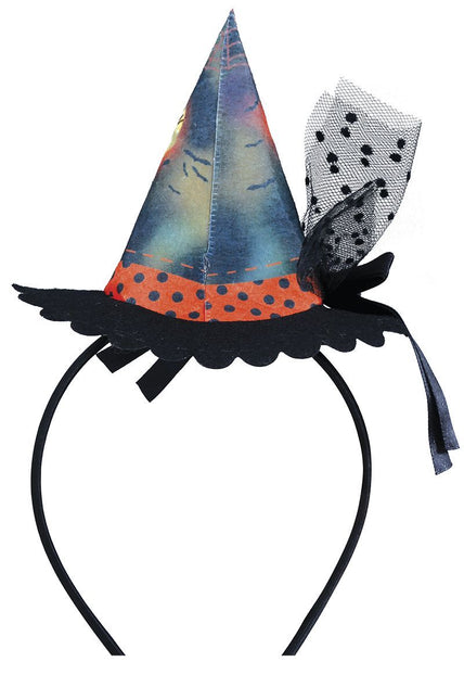 Bandeau d'Halloween Mini chapeau de sorcière Chat