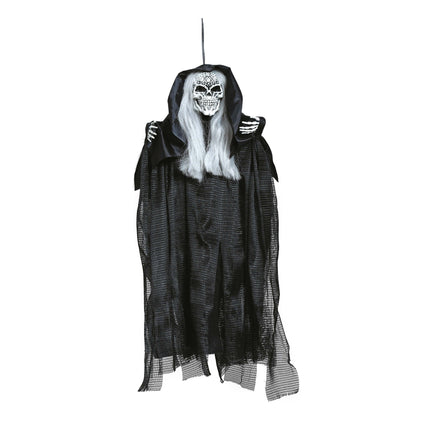 Poupée d'Halloween Squelette avec Cape 55cm