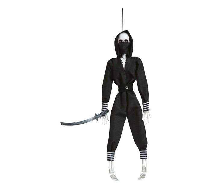 Poupée d'Halloween Ninja Squelette 45cm