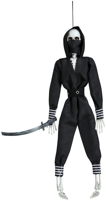 Poupée d'Halloween Ninja Squelette 45cm